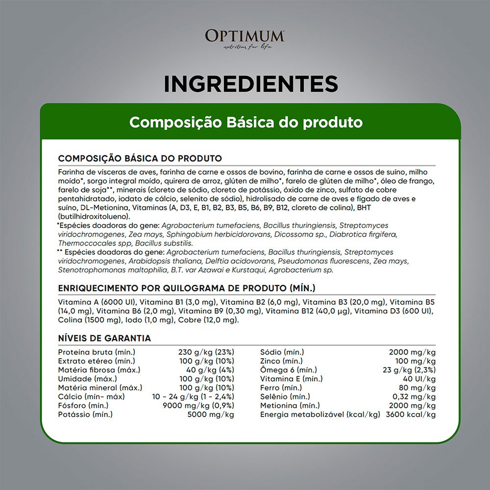 Ração Optimum para Cães Adultos de Raças Pequenas e Minis sabor Frango e Arroz