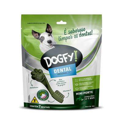 Petisco Dental Dogfy para Cães de Porte Mini 45g
