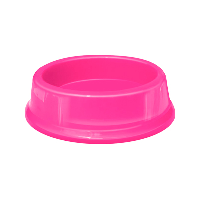 Comedouro Furacão Pet de Plástico Rosa para Gatos 200ml