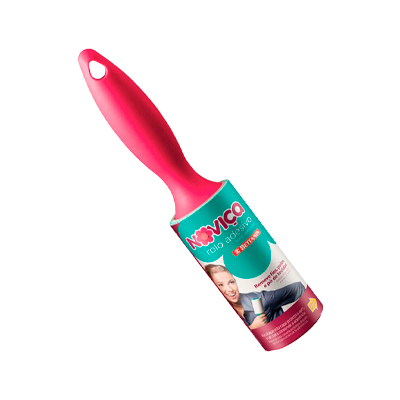 Escova Noviça e Rolo Adesivo de 30 Folhas