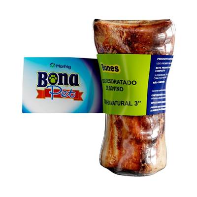 Osso Bonapet Natural Ossinho 3 para Cães 1 unidade