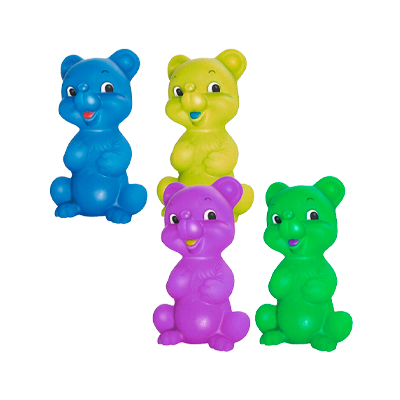 Brinquedo Líder Pet Urso para Cães - Cores Sortidas U