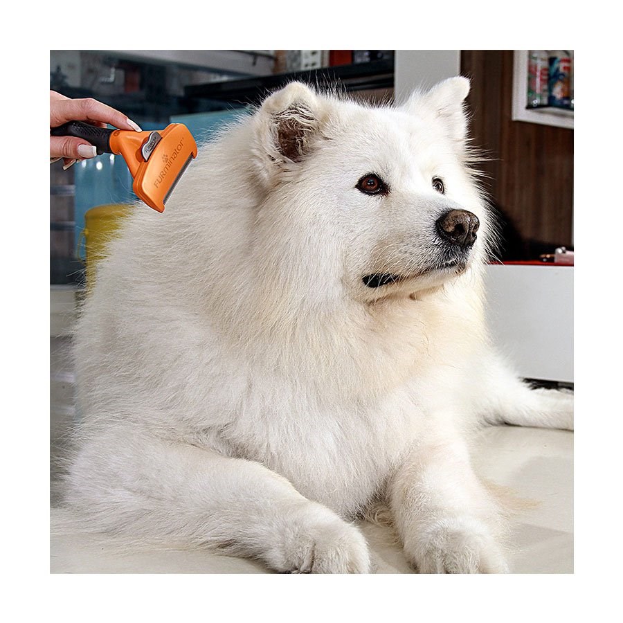 Escova New Furminator M para Cães de Pelo Longo