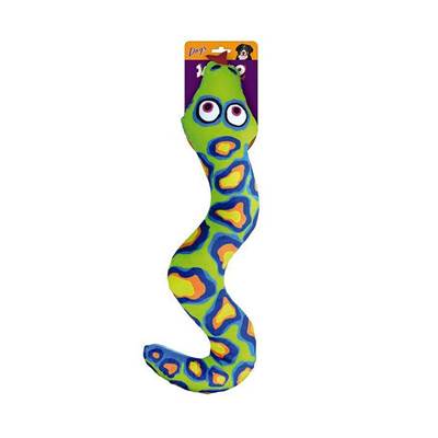 Brinquedo Jambo Pelúcia Serpente Verde para Cães U