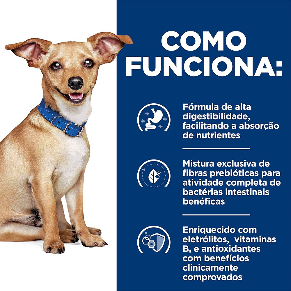 Ração Hill's Prescription Diet i/d Pedaços Pequenos Cuidado Gastrointestinal para Cães