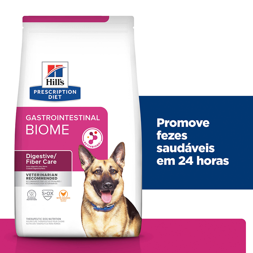 Ração Hill's Prescription Diet Gastro Intestinal Biome para Cães