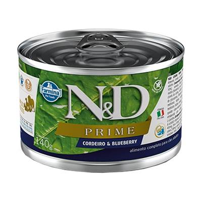 Ração Úmida N&D Prime para Cães Adultos Sabor Cordeiro e Blueberry