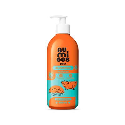 Shampoo Au.migos Pets Filhotes para Cães e Gatos 400ml