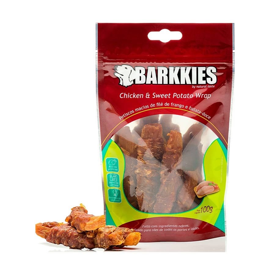 Snack Barkkies Chicken & Sweet Potato Wrap