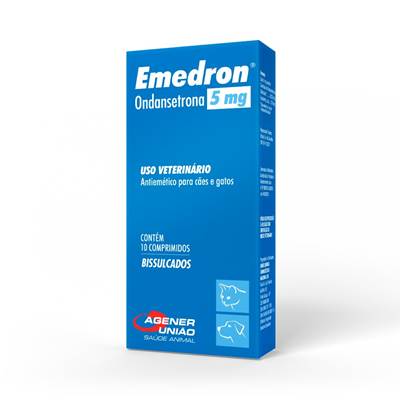 Antiemético Emedron para Cães e Gatos com 10 Comprimidos 10mg