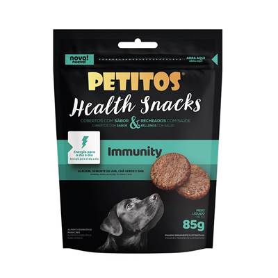 Snack Petitos Health Immunity para Cães