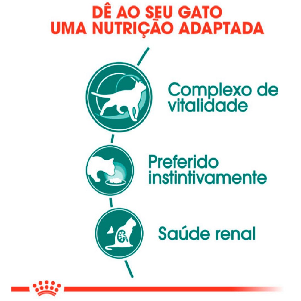 Ração Royal Canin Sachê Instinctive para Gatos acima de 7 anos