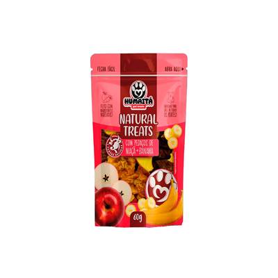 Snack Humaitá Natural para Cães Sabor Carne, Maçã e Banana