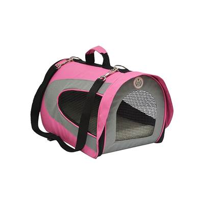 Bolsa de Transporte São Pet P-Sport Rosa para Cães e Gatos P