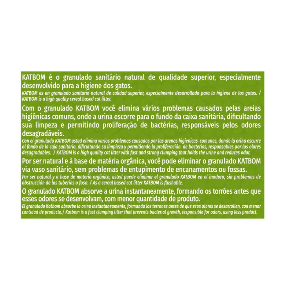 Areia Sanitária Katbom Tradicional