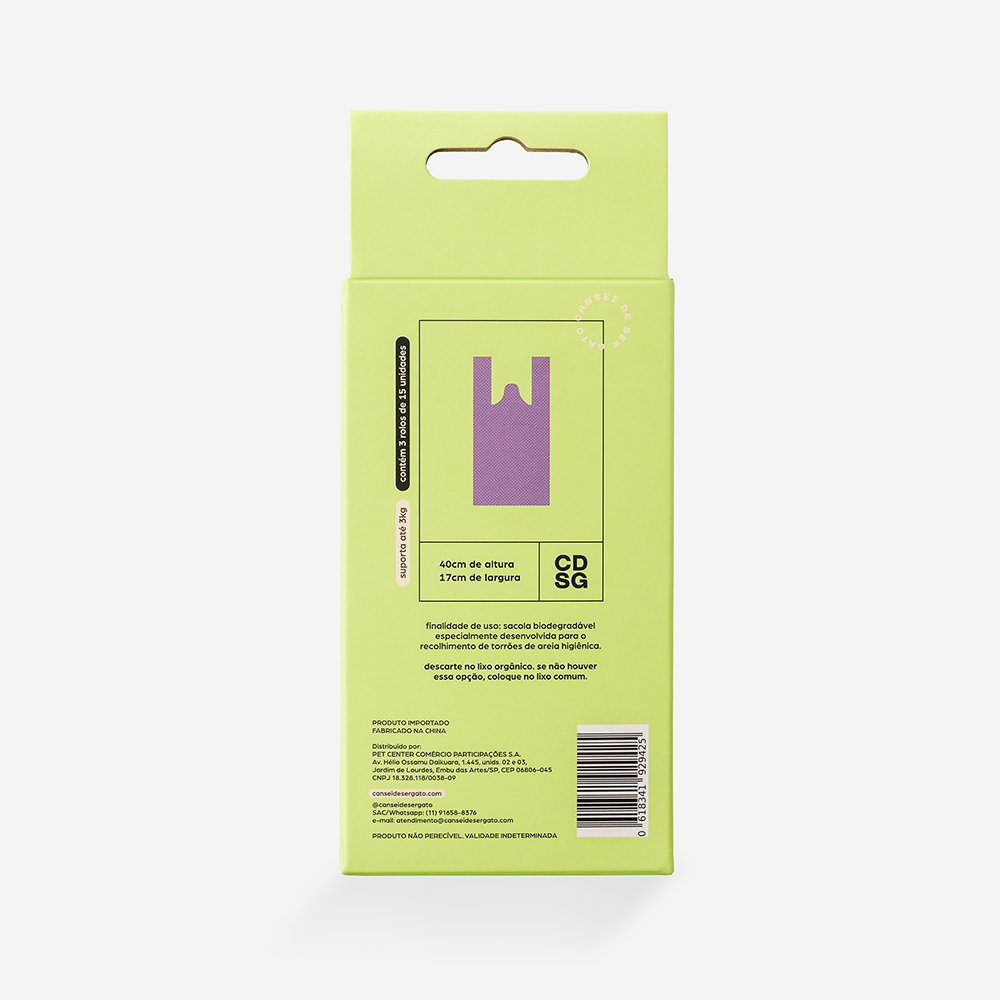 Sacolas Biodegradáveis Cansei de Ser Gato | Imagem 3