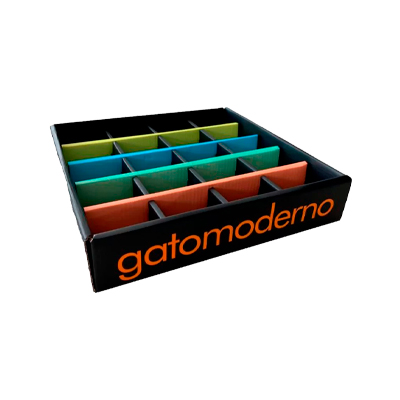 Brinquedo e Comedouro Gatomoderno Gatisco U