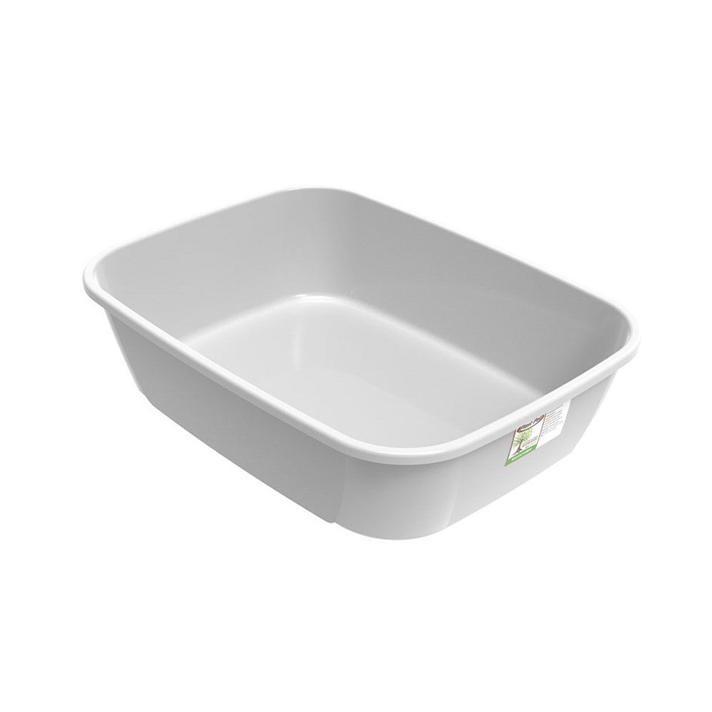 Bandeja Sanitária Plast Pet Cat Light Eco Cinza para Gatos