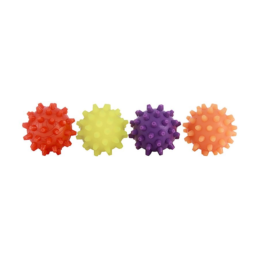 Brinquedo Art Injet Bola de Borracha Maciça 75mm com Cravo para Cães