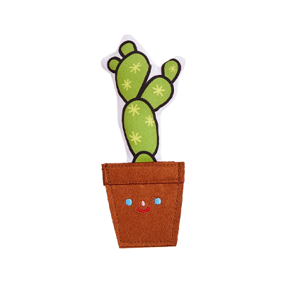 Brinquedo Akio Cacto Vaso Marrom para Gatos U
