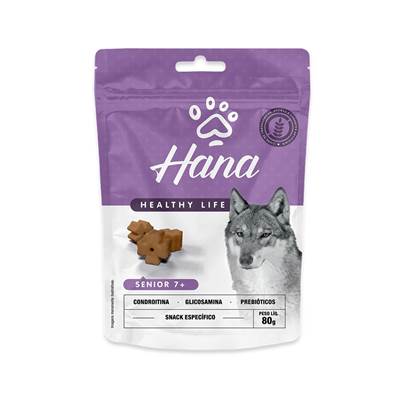 Snack Hana Healthy Life Sênior 7+ para Cães 80g