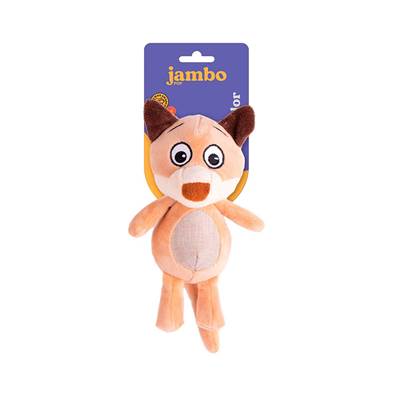 Brinquedo Jambo Mordedor Pelúcia Pop Bicho Lobo para Cães U