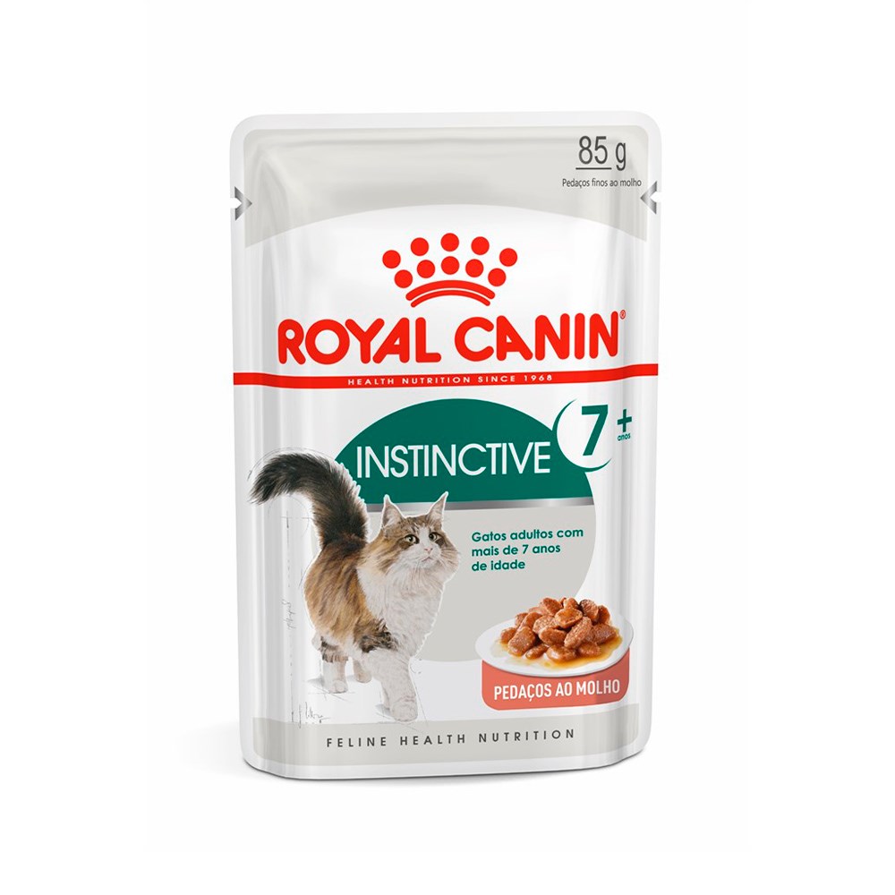 Ração Royal Canin Sachê Instinctive para Gatos acima de 7 anos