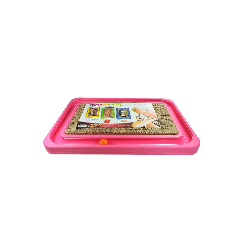 Brinquedo Arranhador Furacão Pet Cat Relax Rosa para Gatos