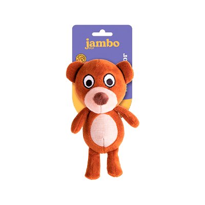 Brinquedo Jambo Mordedor Pelúcia Pop Bicho Urso para Cães U
