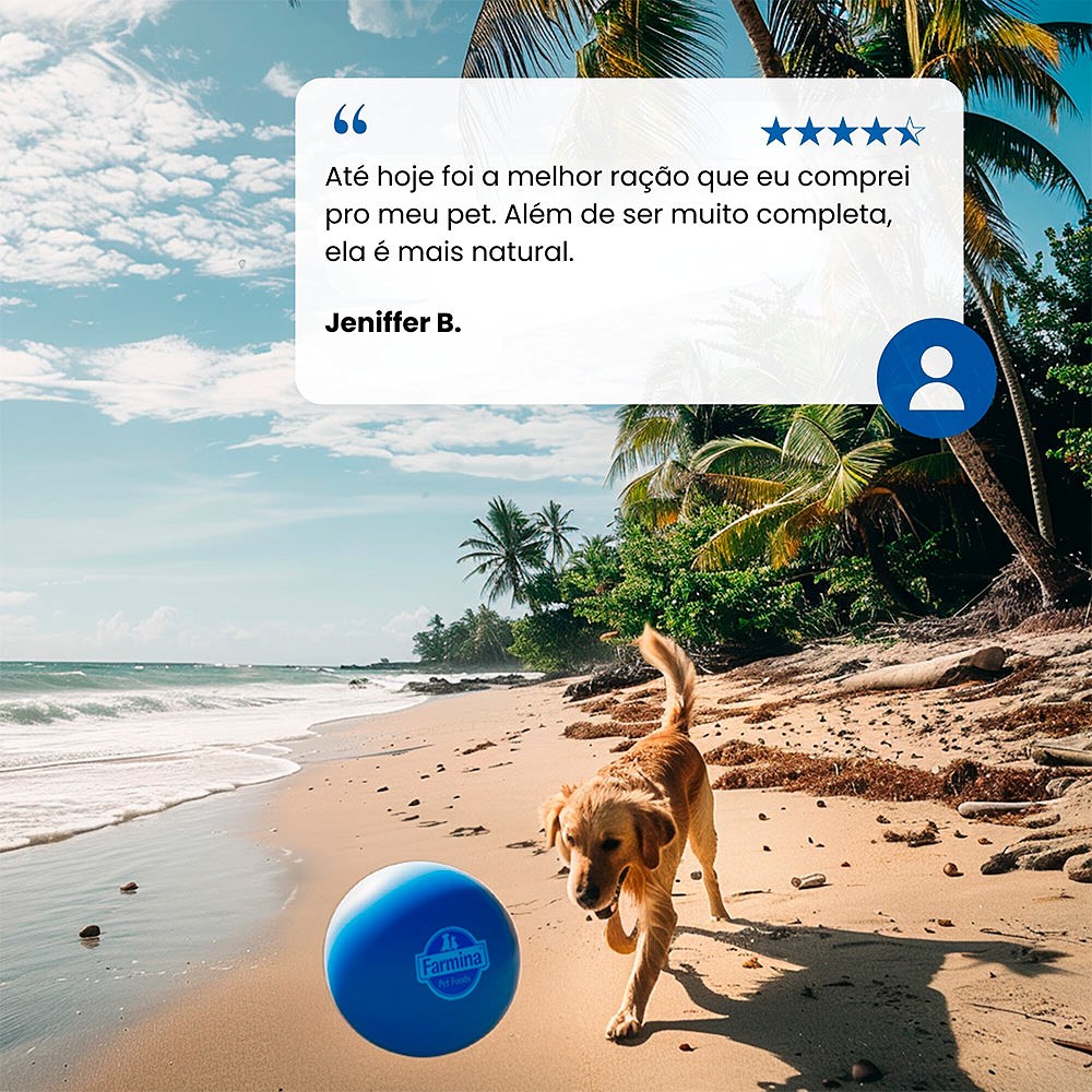 Ração Farmina N&D Tropical Selection para Cães Adultos de Porte Médio e Grande Sabor Cordeiro, Cereais e Frutas Tropicais