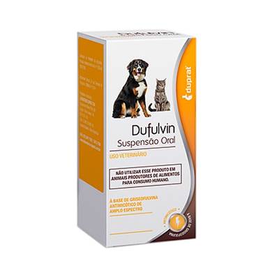 Medicamento Dufulvin 250ml para Cães e Gatos 250ml