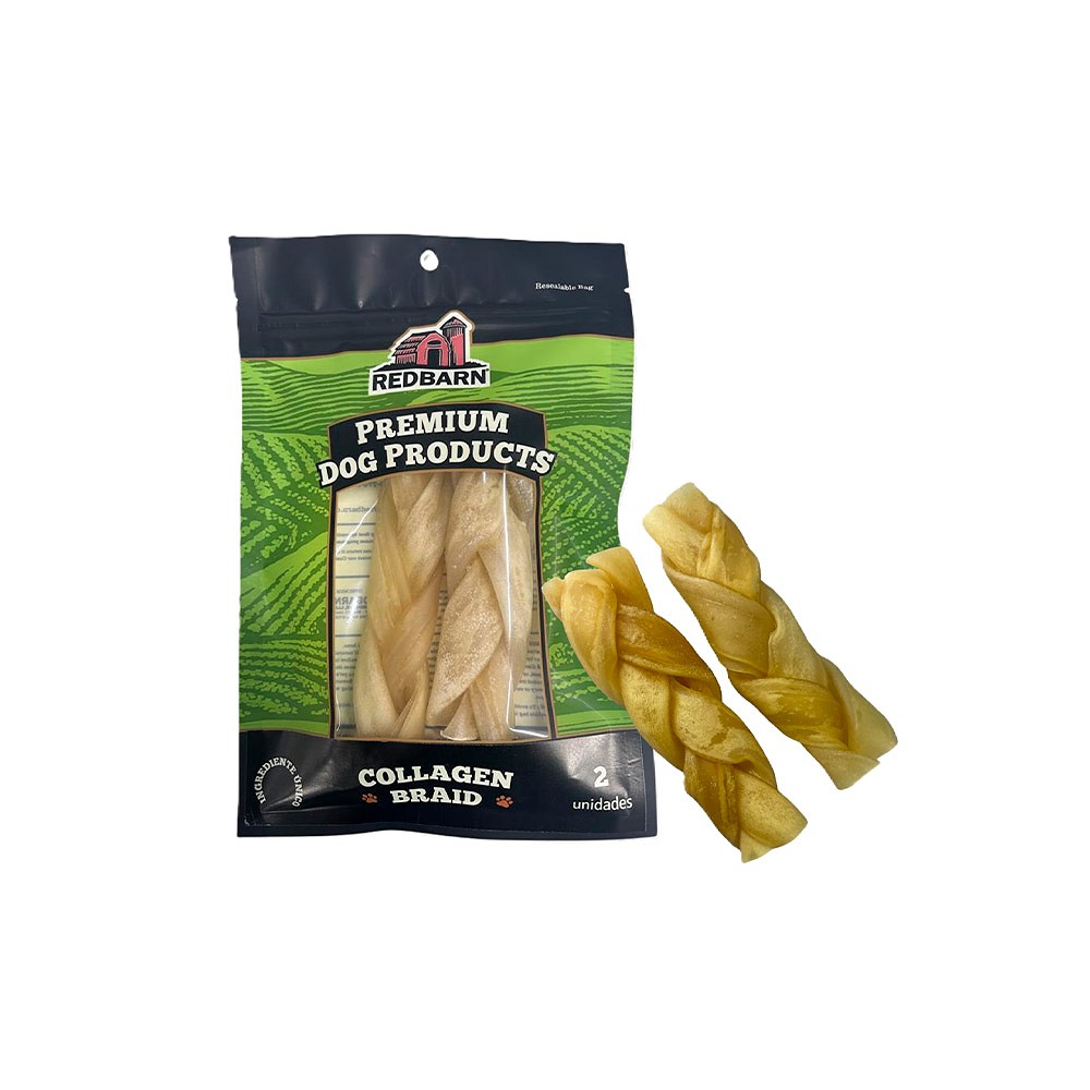 Osso Redbarn Collagen Braid para Cães