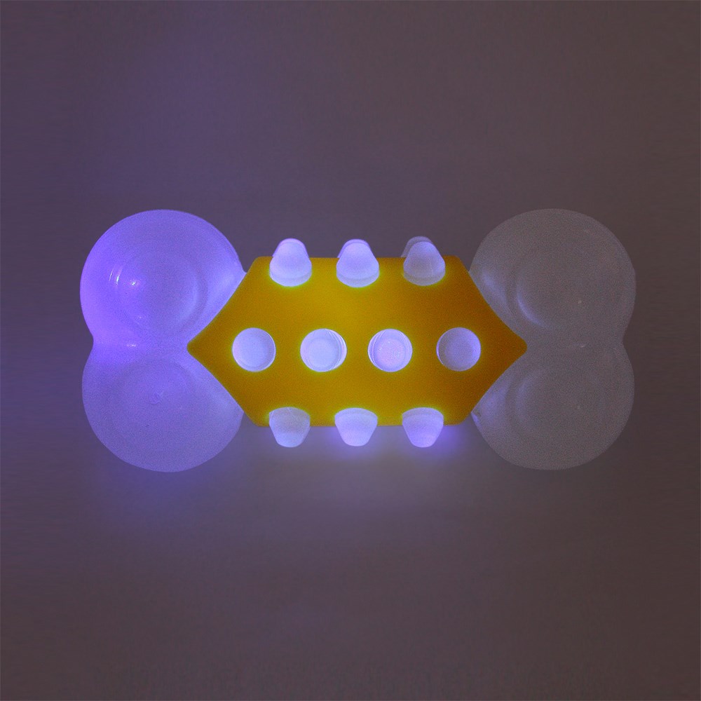 Brinquedo Germanhart Xplore Doglow Osso com Led para Cães