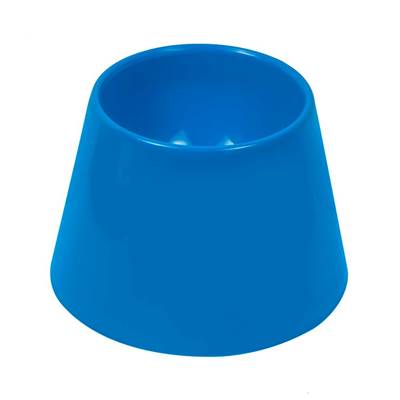 Comedouro e Bebedouro Alto Pet Games Azul para Cães P