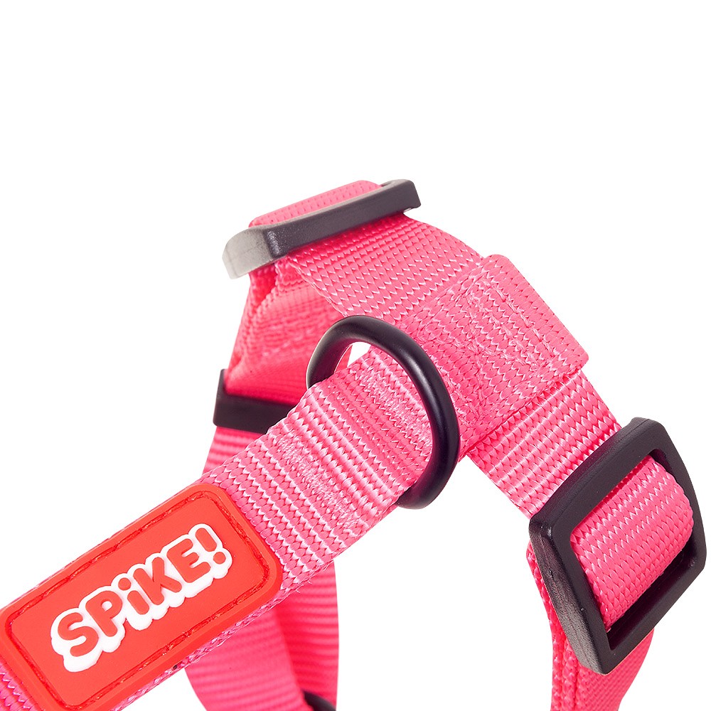 Peitoral Spike Pink para Cães 