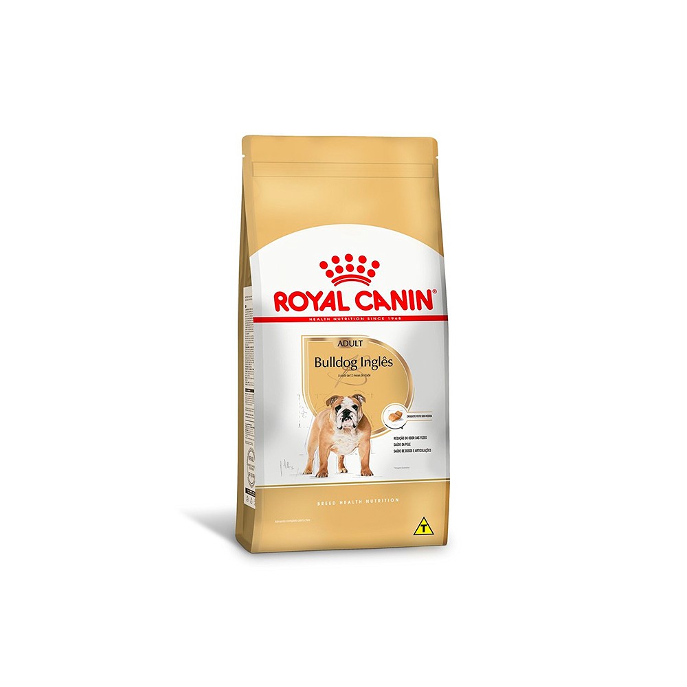 Ração Royal Canin para Cães Adultos da Raça Bulldog Inglês