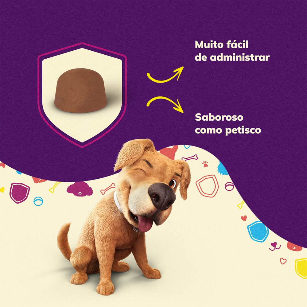 Antipulgas e Carrapatos Defenza para Cães de 40kg a 56kg - 560mg