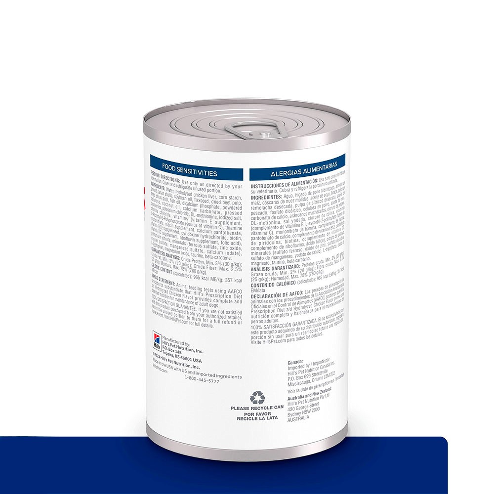 Ração Hill's Prescription Diet Z/D para Cães Adultos - Alergia ou Intolerância Alimentar 