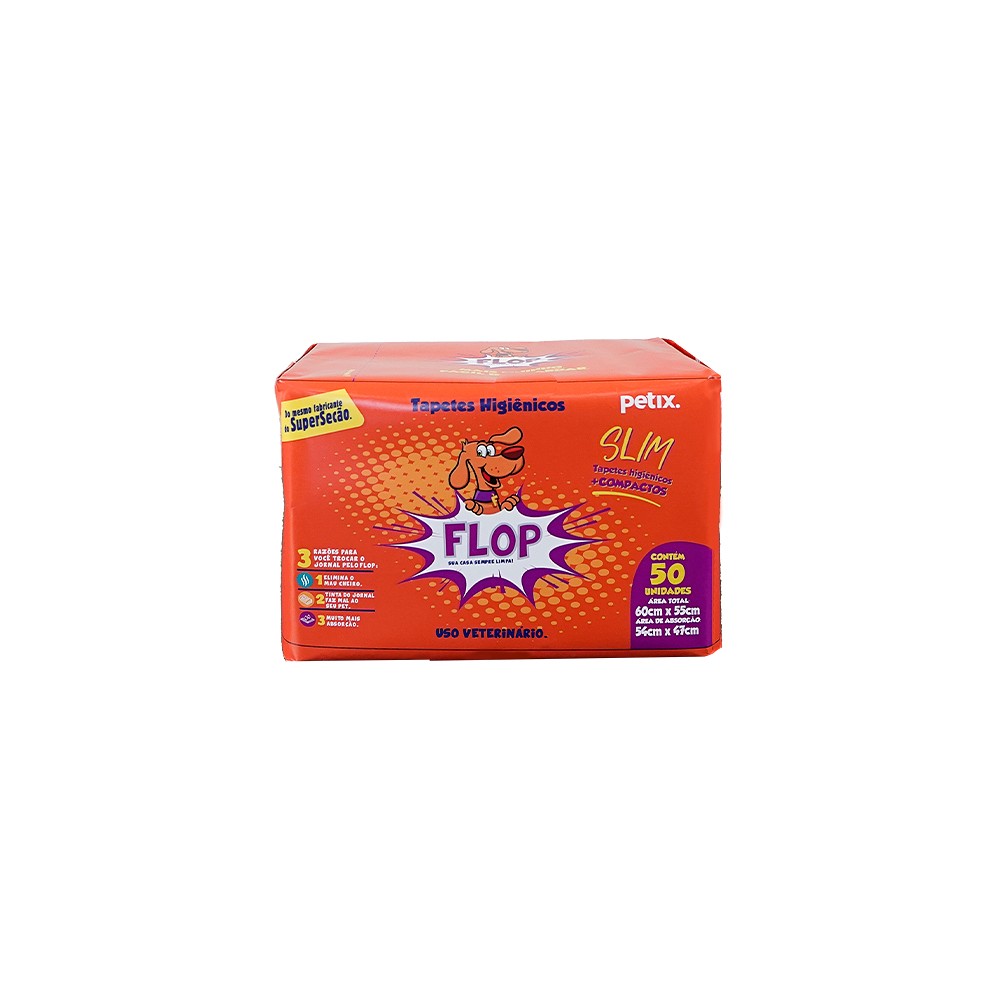 Tapete Higiênico Petix Flop Slim para Cães