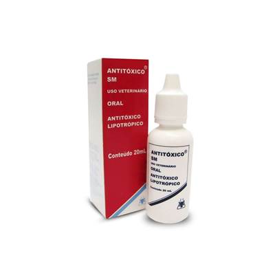 Antitóxico Oral SM para Cães e Gatos 20ml