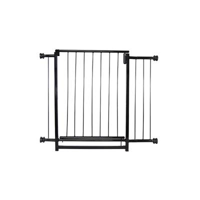 Portão Qually Metal Sossega Vira Lata Preto com Extensor