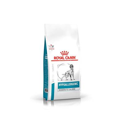Ração Royal Canin Veterinary Hypoallergenic Moderate Calorie para Cães