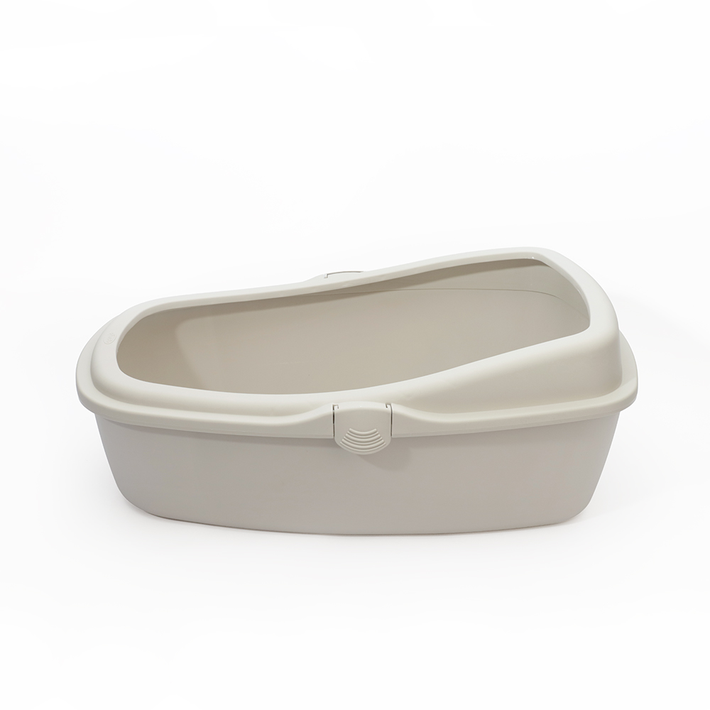 Bandeja Fuzz King para Gatos Off White