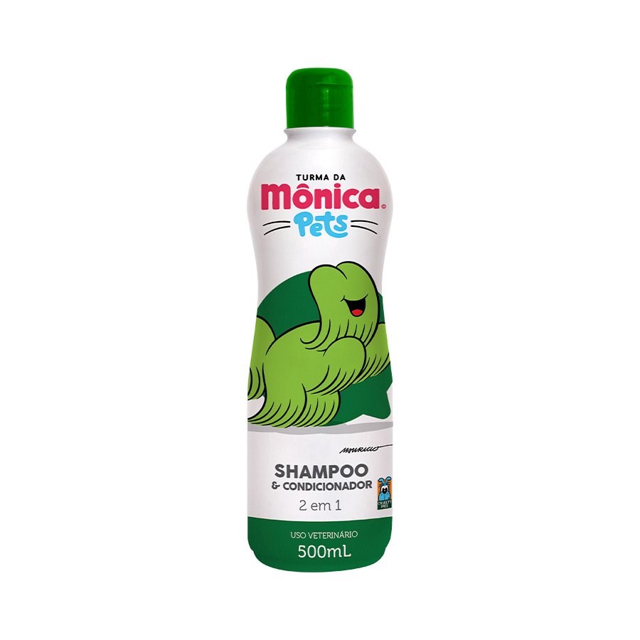 Shampoo e Condicionador Turma da Mônica Pets 2 em 1 para Cães e Gatos