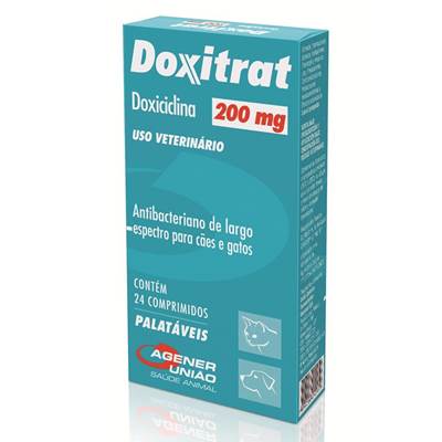 Doxitrat 200mg - Antibacteriano de Largo Espectro 24 comprimidos