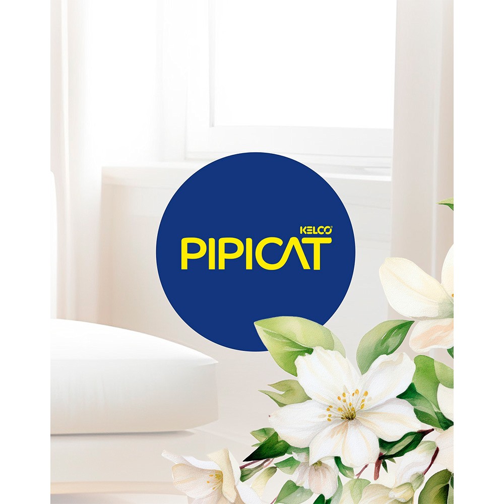 Areia Higiênica Pipicat Chá Branco para Gatos