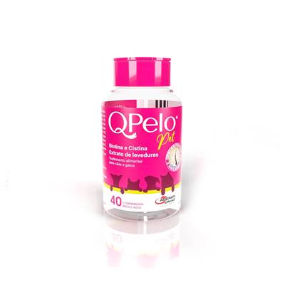 Suplemento QPelo Pet para Cães e Gatos 40 comp