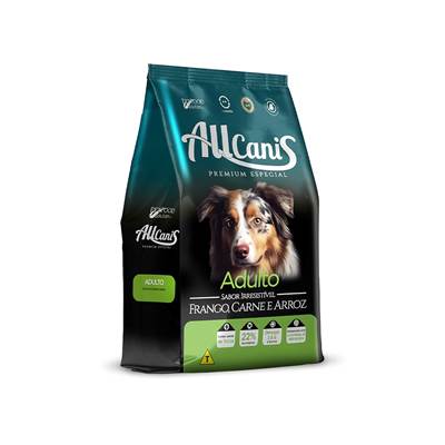 Ração Allcanis para Cães Adultos de Frango e Carne 15kg