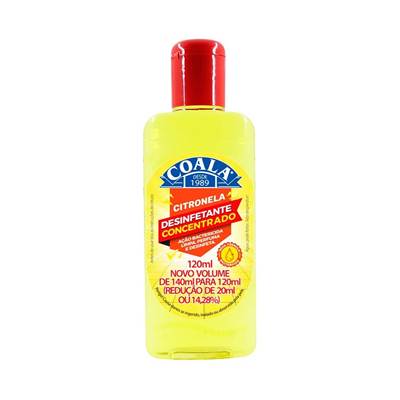 Desinfetante Coala Concentrado Citronela 120ml