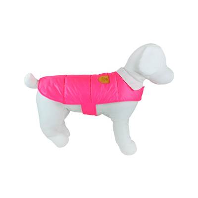 Capa Bonito Pra Cachorro Maxi Puffer Pink para Cães P